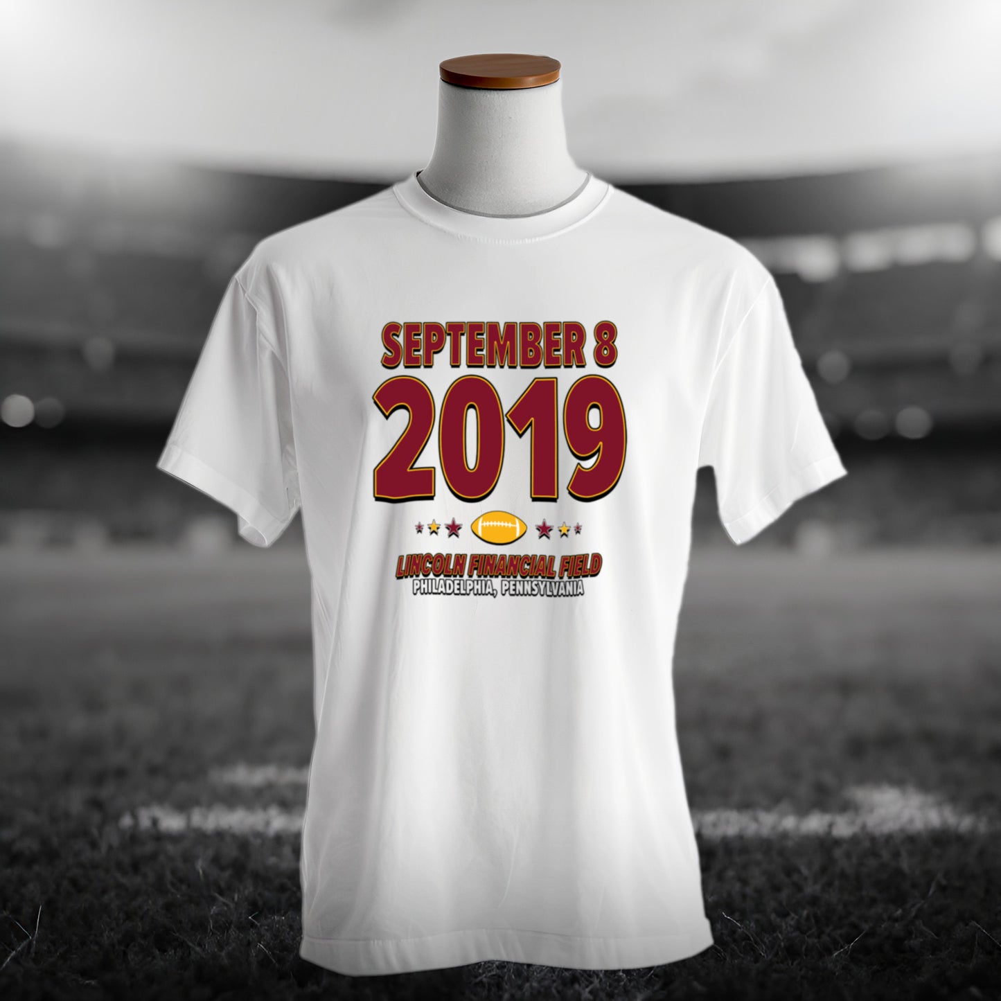 Washington Football – September 8, 2019 – Origin Tee (Black & White)