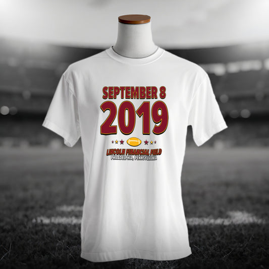 Washington Football – September 8, 2019 – Origin Tee (Black & White)