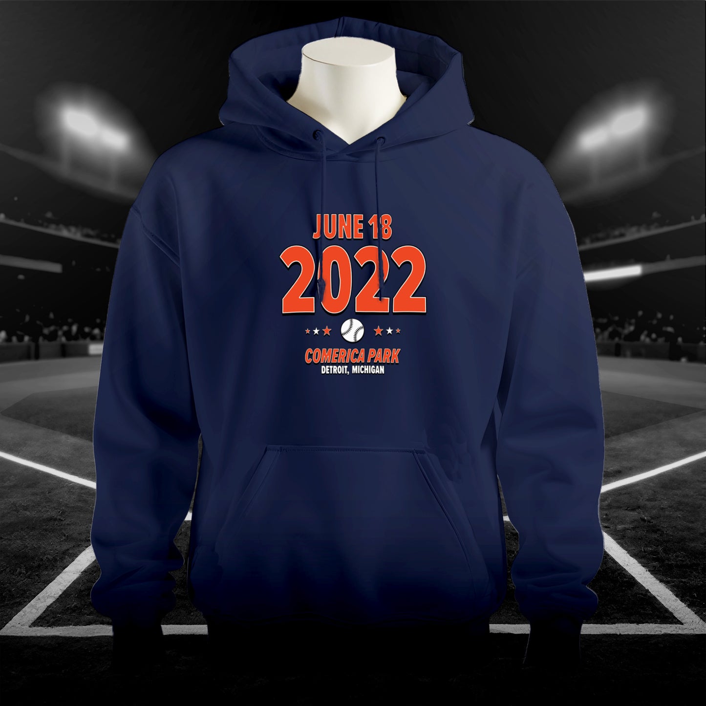 Detroit Baseball – June 18, 2022 – Hoodie