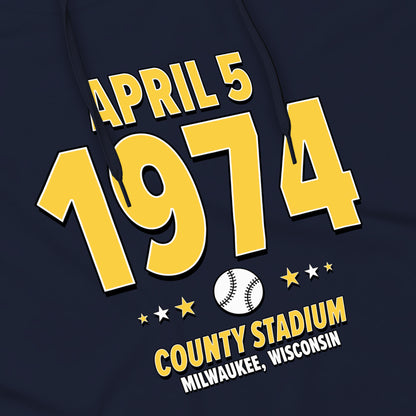 Milwaukee Baseball – April 5, 1974 – Hoodie