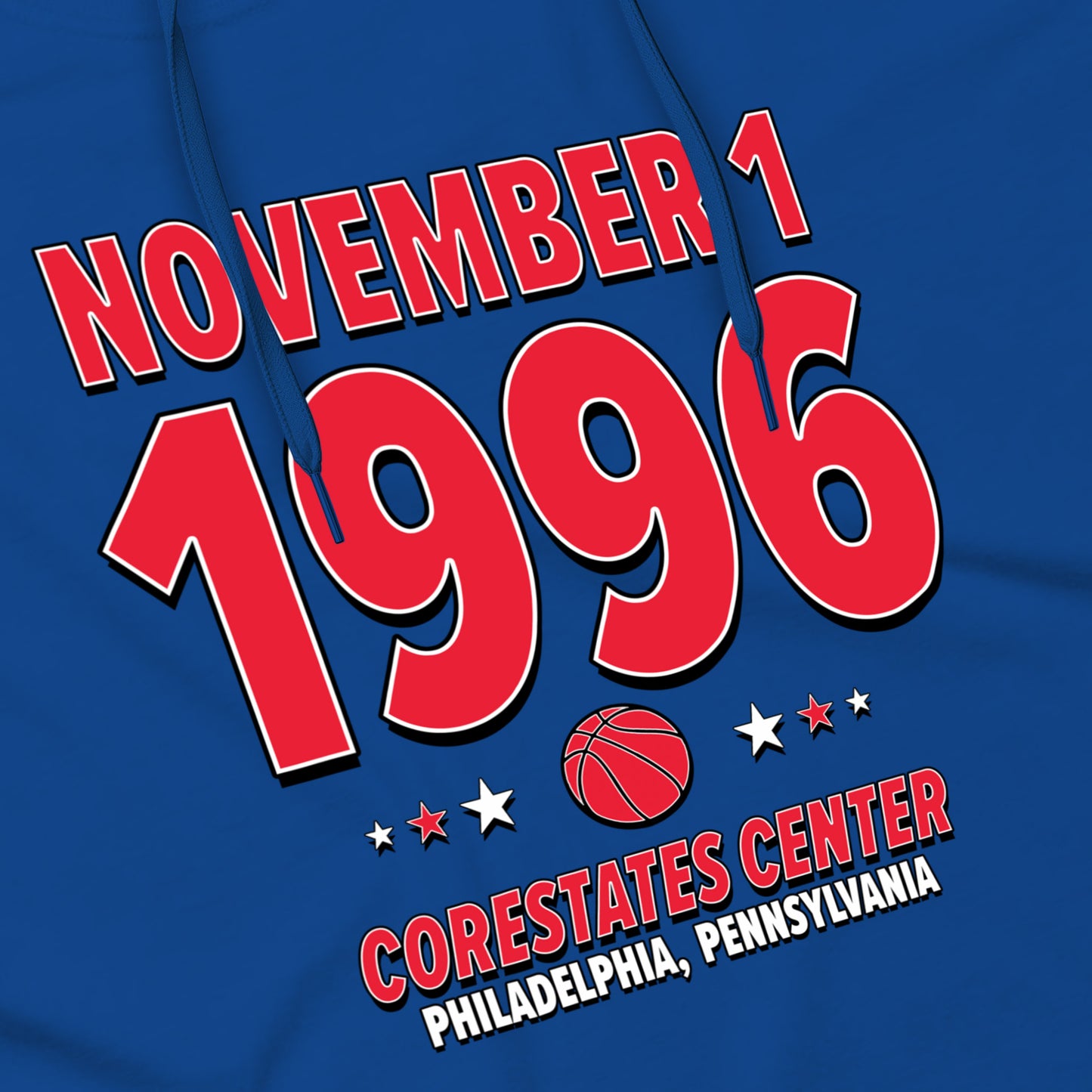 Philadelphia Basketball – November 1, 1996 – Hoodie