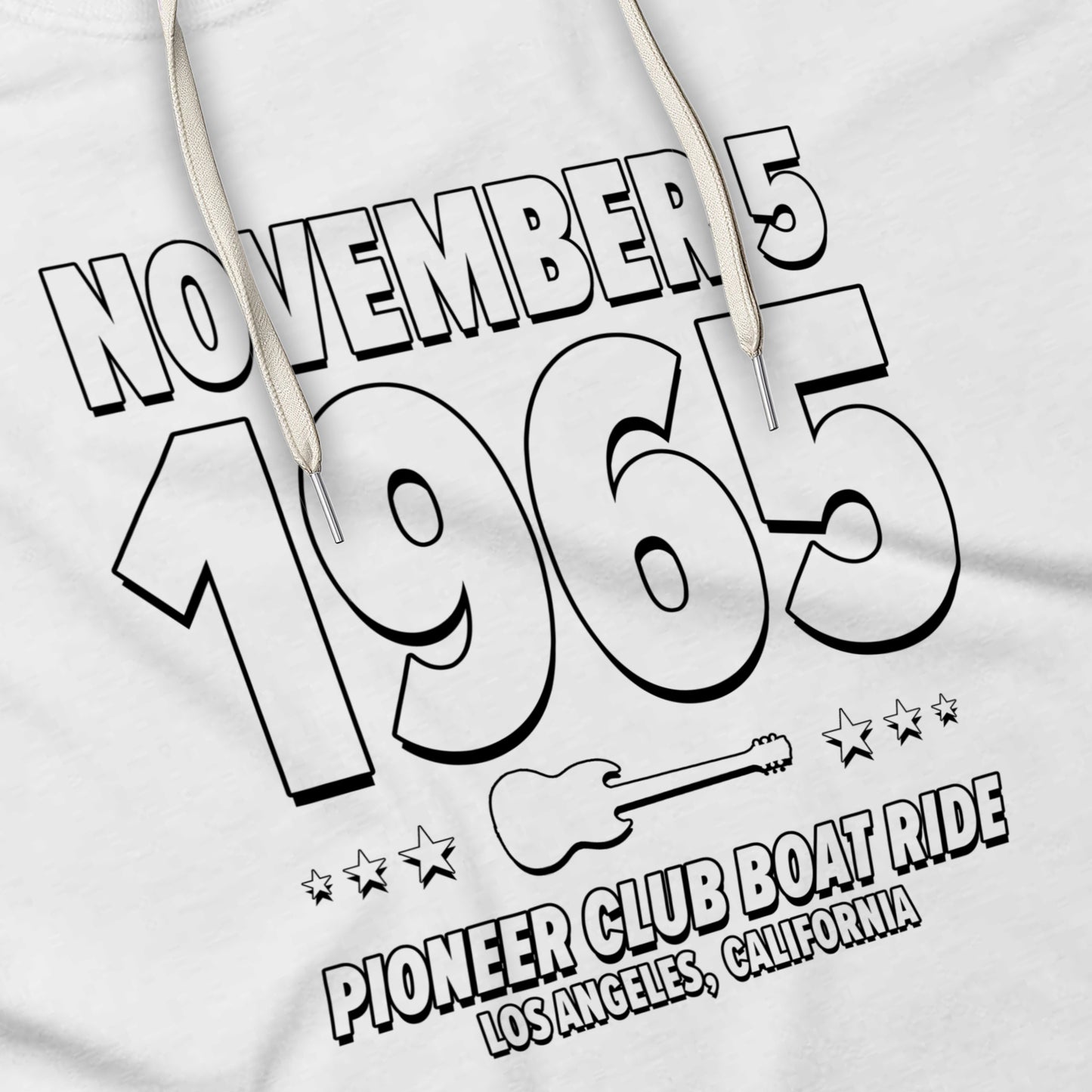 Lizard Sound – 1965 – Hoodie (Black & White)