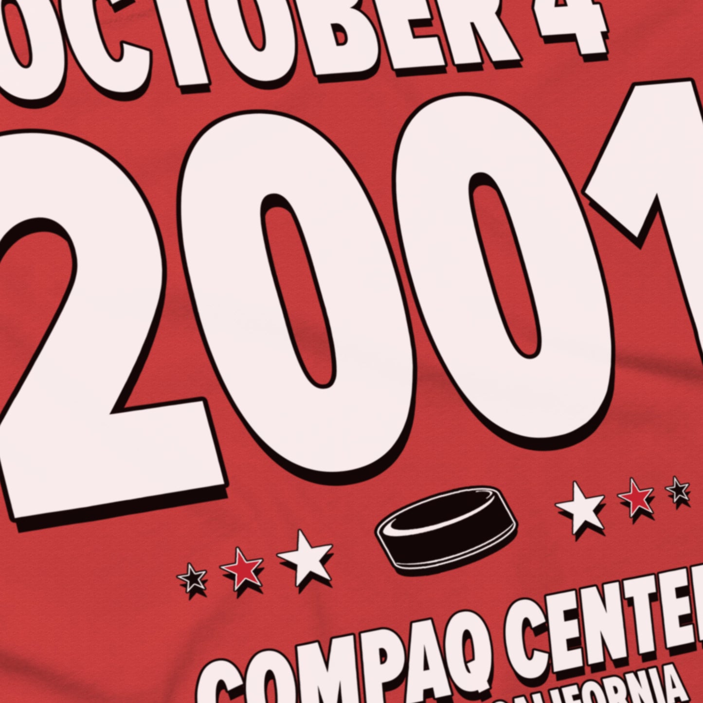 Detroit Hockey – October 4, 2001 – Origin Tee