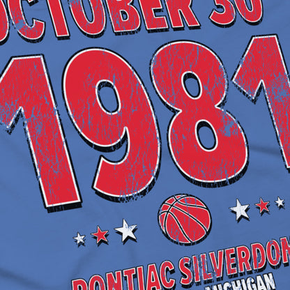 Detroit Basketball – October 30, 1981 – Comfort Colors