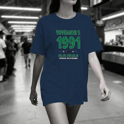 Vancouver Hockey – September 5, 1991 – Comfort Colors