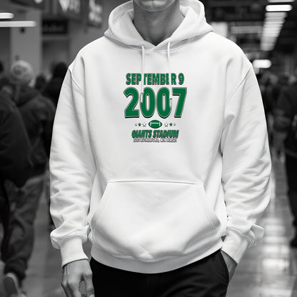 New York Football – September 9, 2007 – Hoodie (Black & White)
