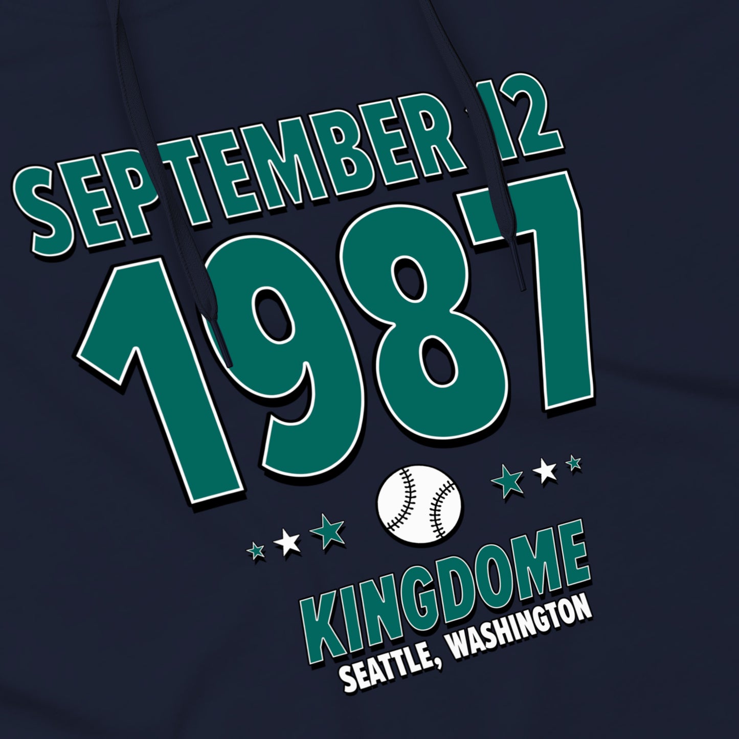 Seattle Baseball – September 12, 1987 – Hoodie