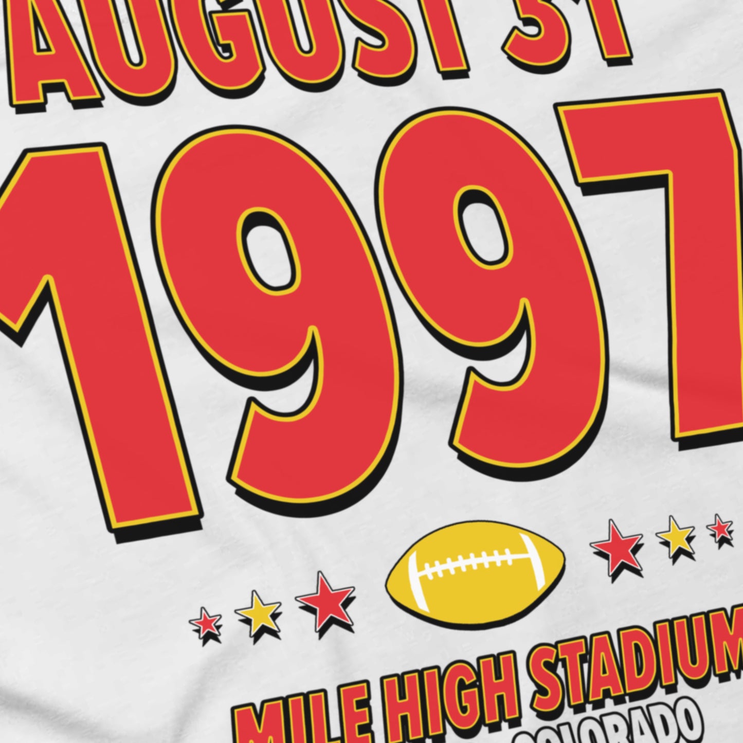 Kansas City Football – August 31, 1997 – Origin Tee (Black & White)
