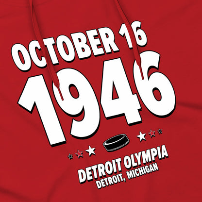 Detroit Hockey – October 16, 1946 – Hoodie