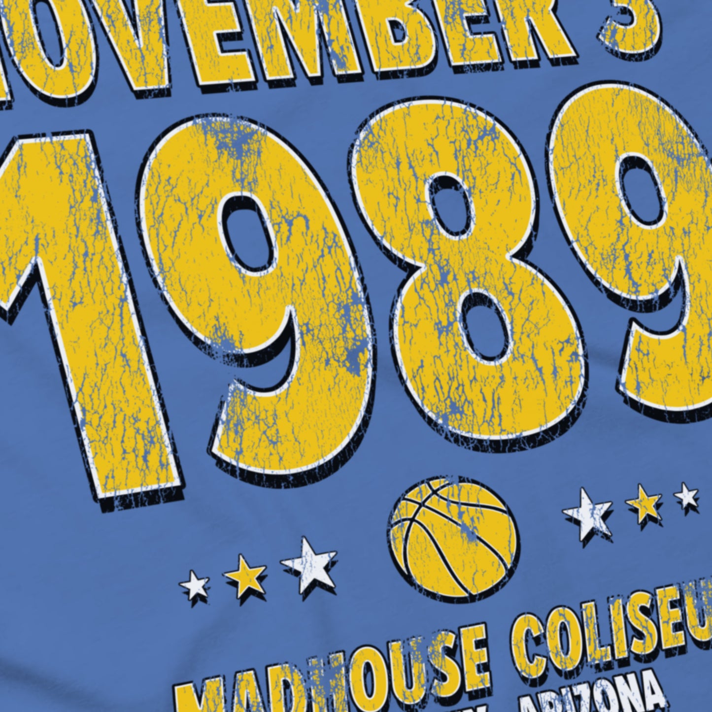 Golden State Basketball – November 3, 1989 – Comfort Colors
