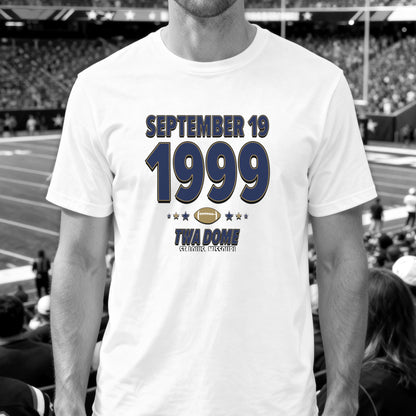 St. Louis Football – September 19, 1999 – Origin Tee (Black & White)