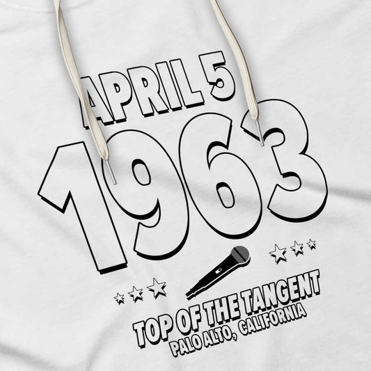 Cosmic Freedom – 1963 – Hoodie (Black & White)