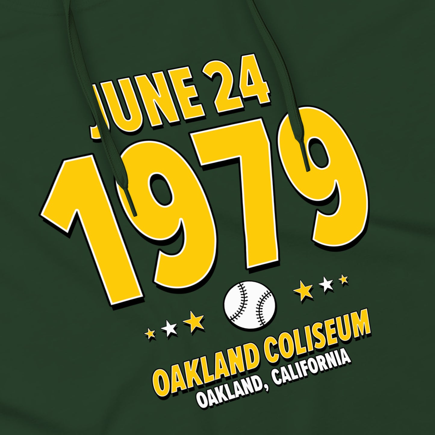 Oakland Baseball – June 24, 1979 – Hoodie