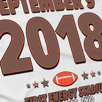 Cleveland Football – September 9, 2018 – Origin Tee (Black & White)