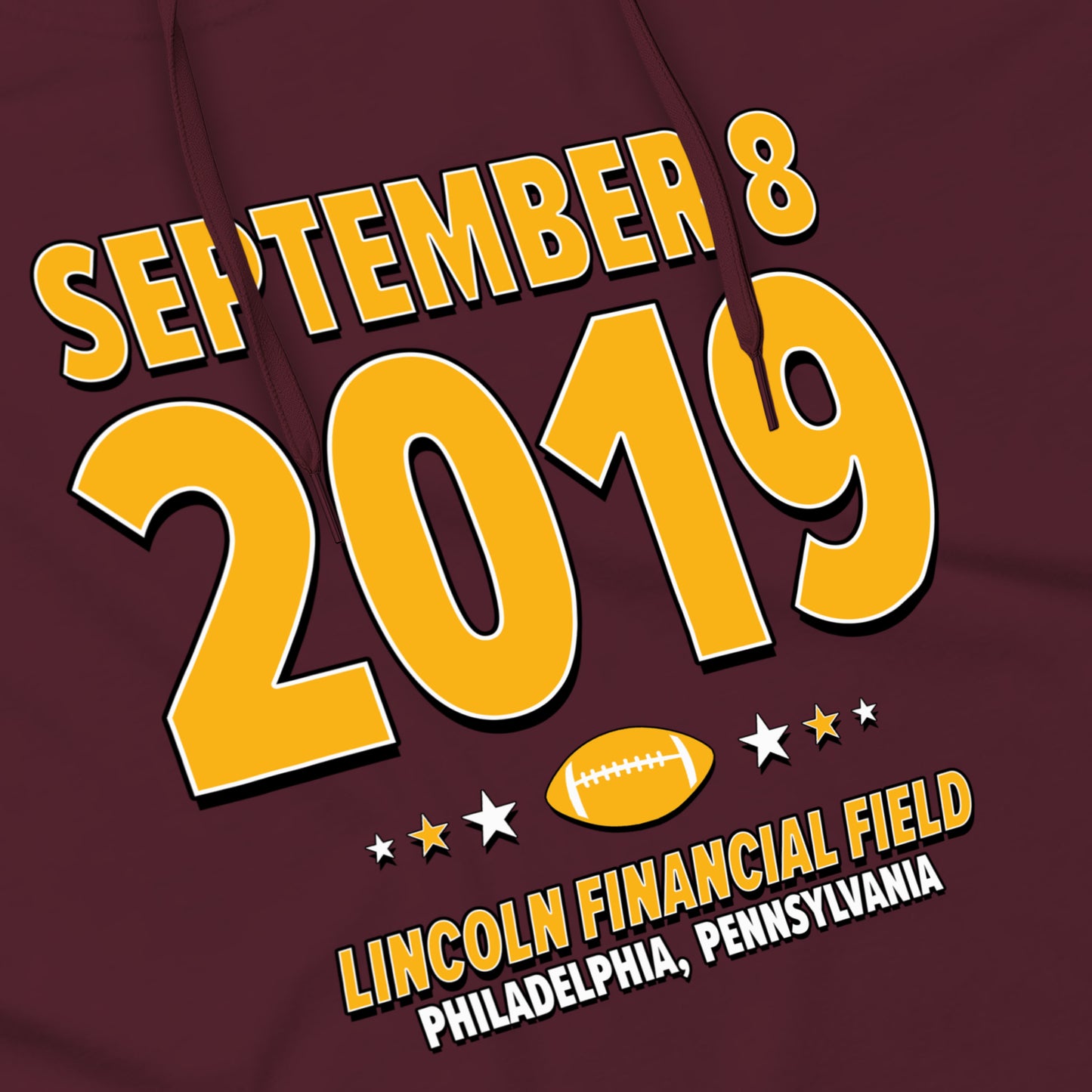 Washington Football – September 8, 2019 – Hoodie