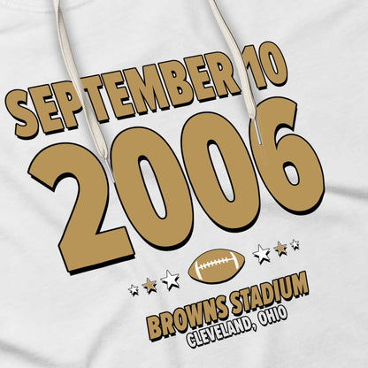New Orleans Football – September 10, 2006 – Hoodie (Black & White)