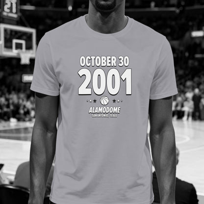San Antonio Basketball – October 30, 2001 – Origin Tee