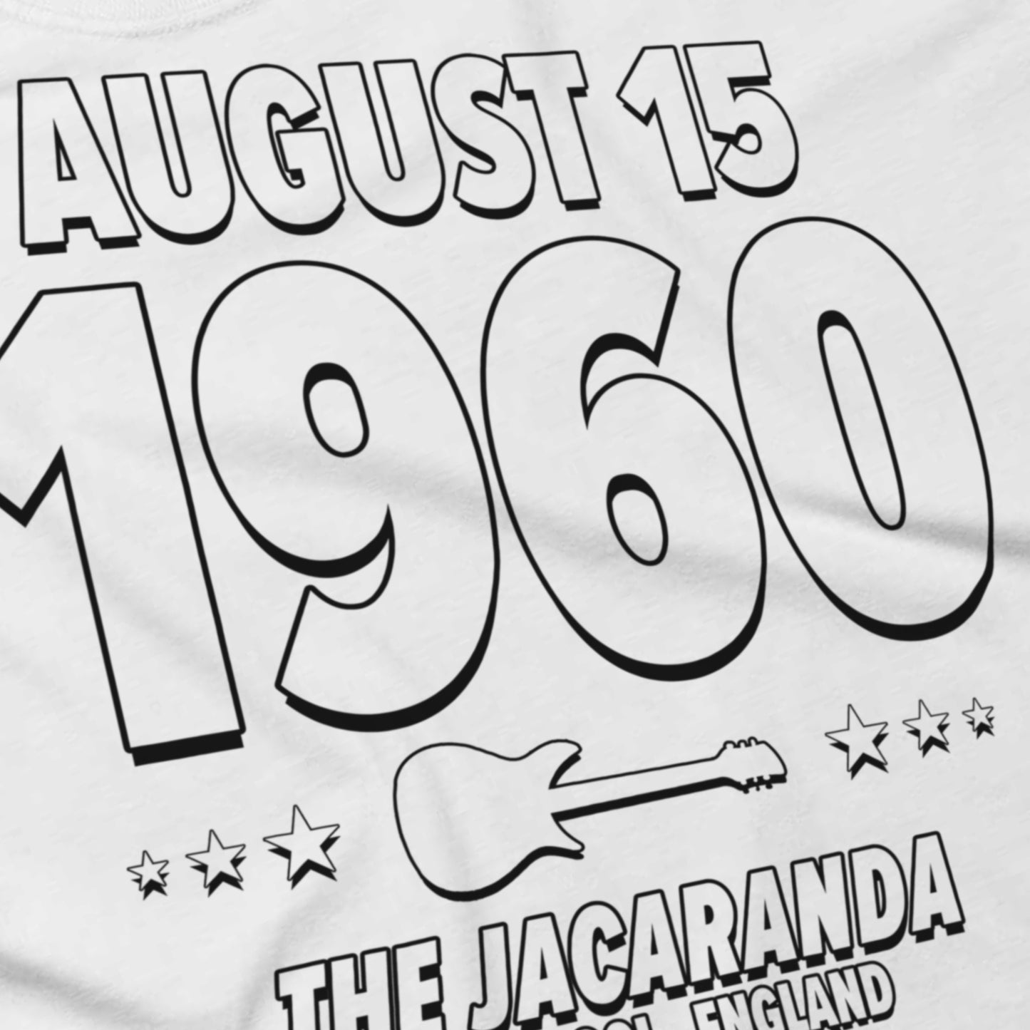 Pop Invasion – 1960 – Origin Tee (Black & White)