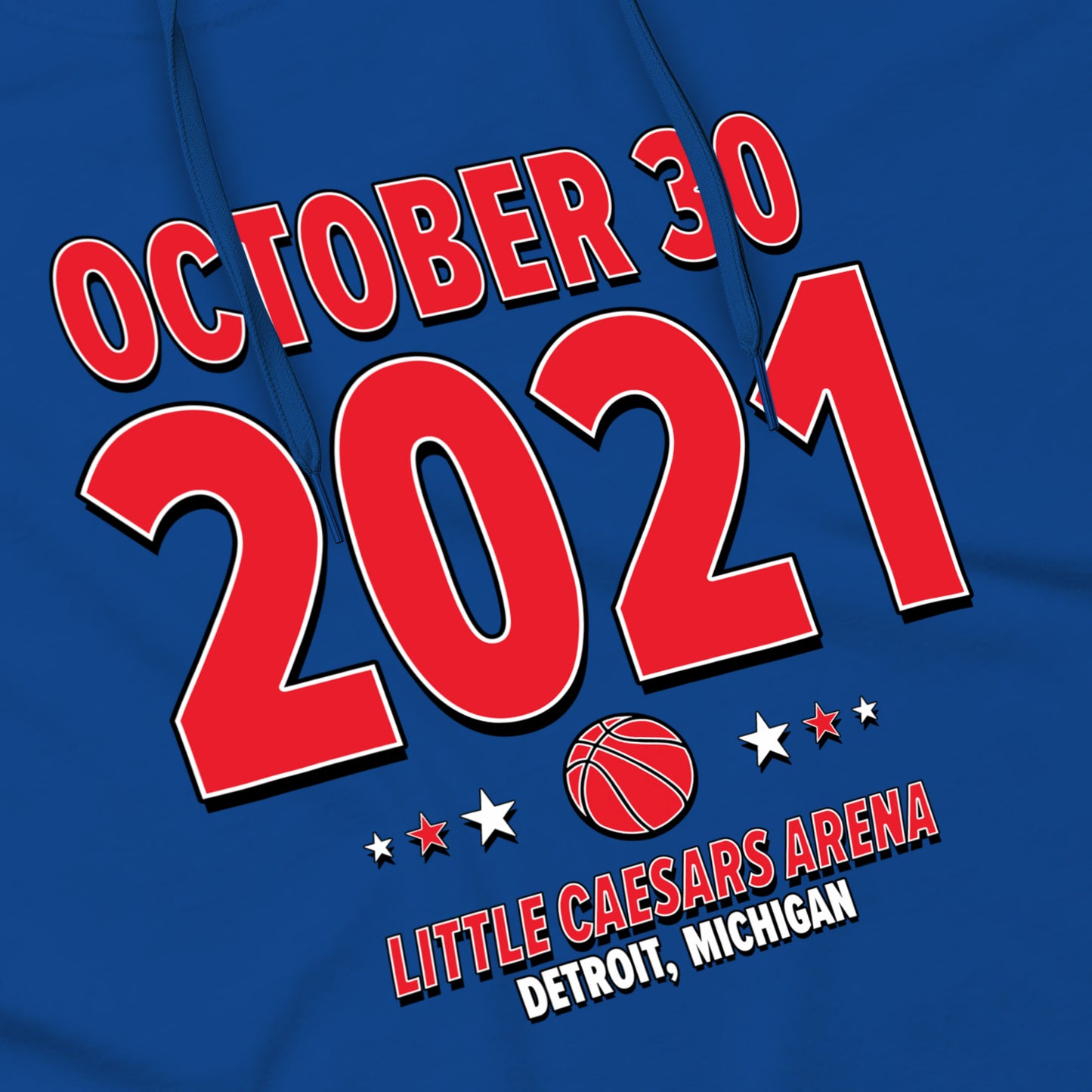 Detroit Basketball – October 30, 2021 – Hoodie