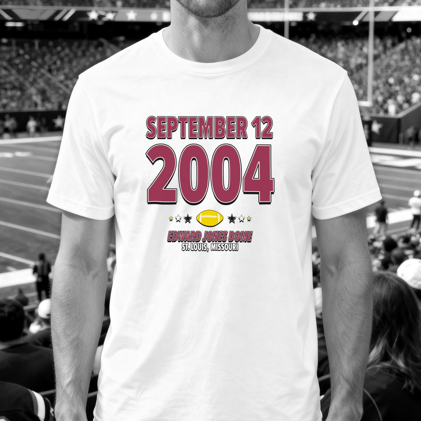 Arizona Football – September 12, 2004 – Origin Tee (Black & White)