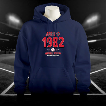 Boston Baseball – April 10, 1982 – Hoodie