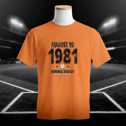 Hero — Baltimore Baseball – August 10, 1981 – Comfort Colors