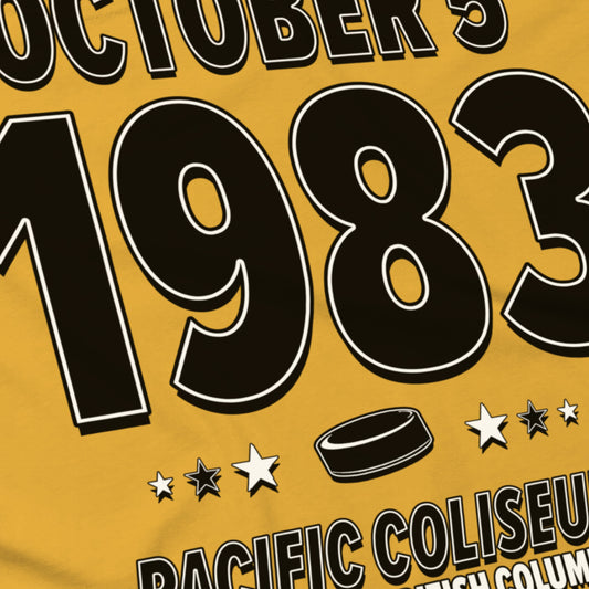 Boston Hockey – October 5, 1983 – Origin Tee