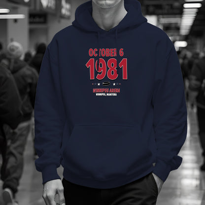 Winnipeg Hockey – October 6, 1981 – Hoodie