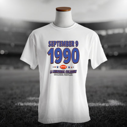 Denver Football – September 9, 1990 – Origin Tee (Black & White)
