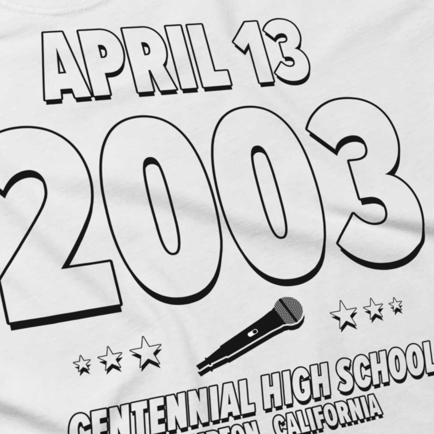 Hub City Butterfly – 2003 – Origin Tee (Black & White)