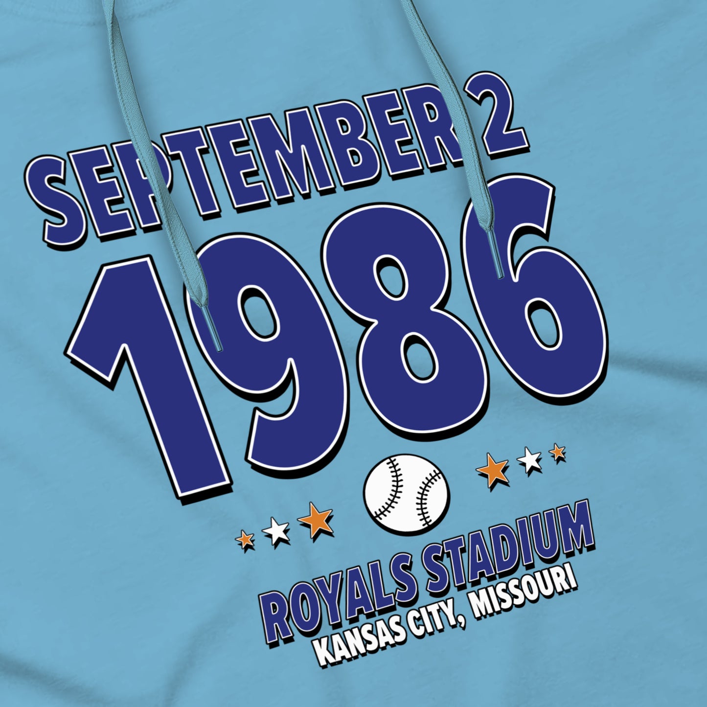Kansas City Baseball – September 2, 1986 – Hoodie