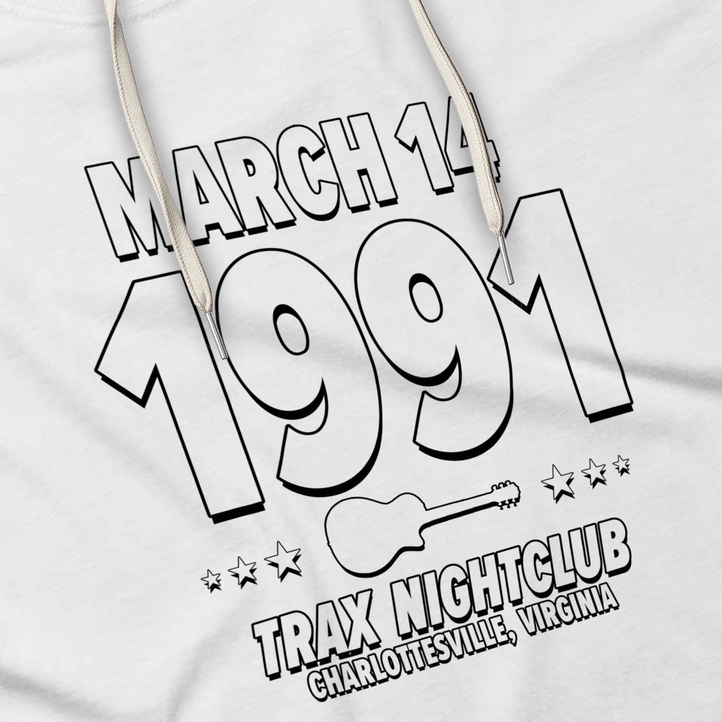 C'ville Jams – 1991 – Hoodie (Black & White)