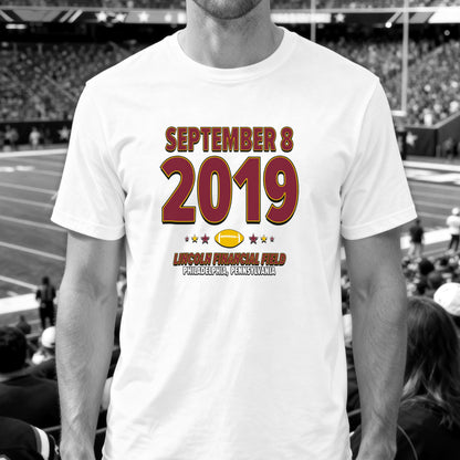 Washington Football – September 8, 2019 – Origin Tee (Black & White)