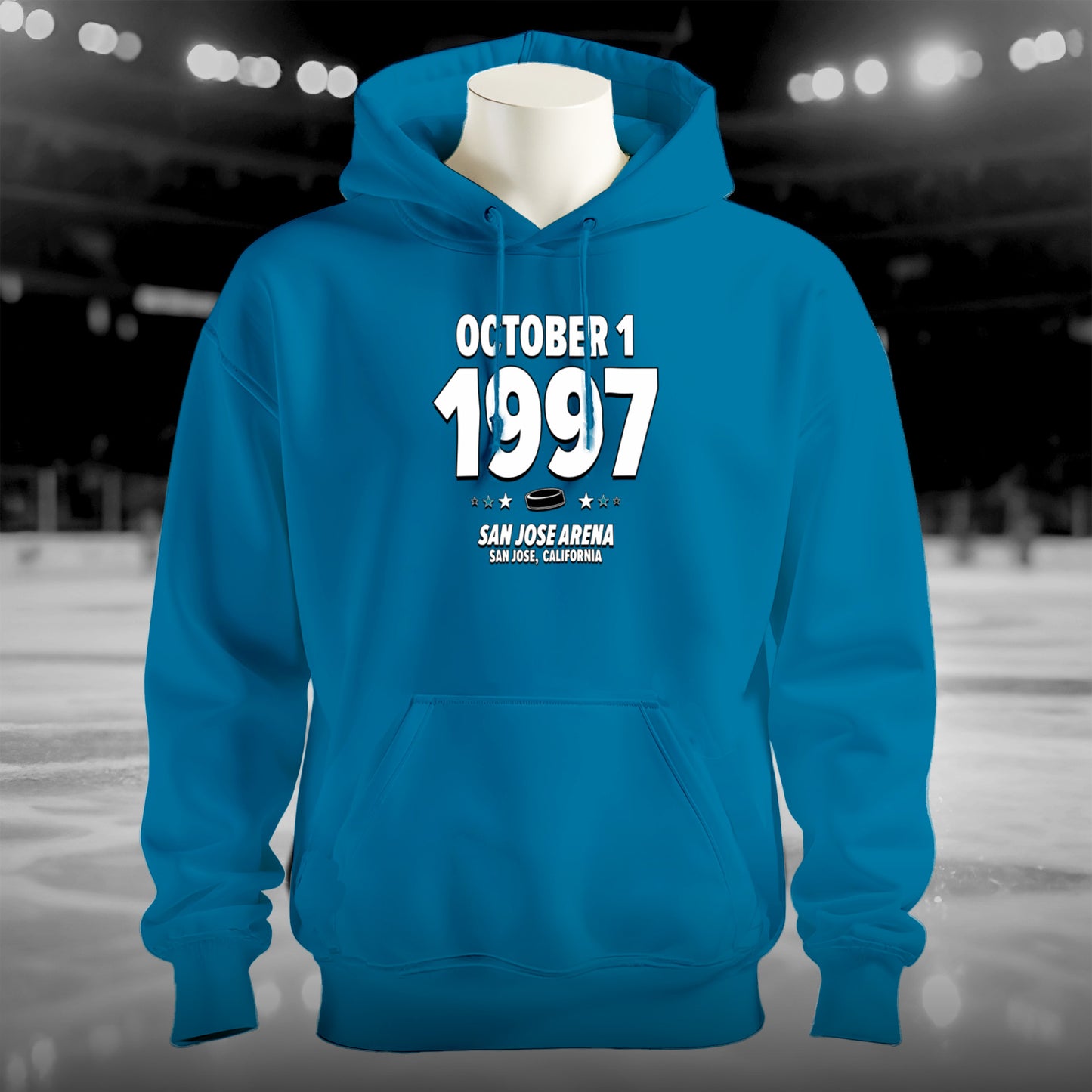 San Jose Hockey – October 1, 1997 – Hoodie