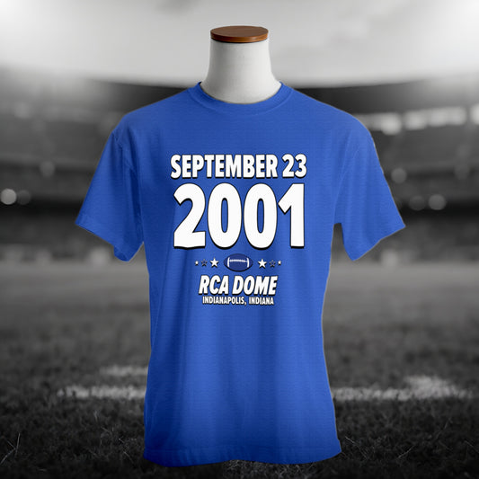 Indianapolis Football – September 23, 2001 – Origin Tee