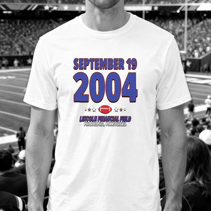 New York Football – September 19, 2004 – Origin Tee (Black & White)