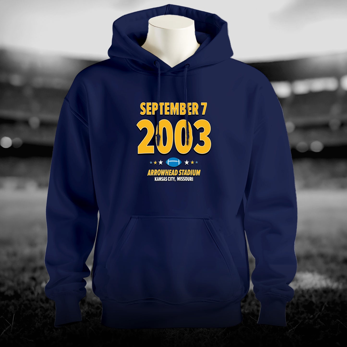 San Diego Football – September 7, 2003 – Hoodie