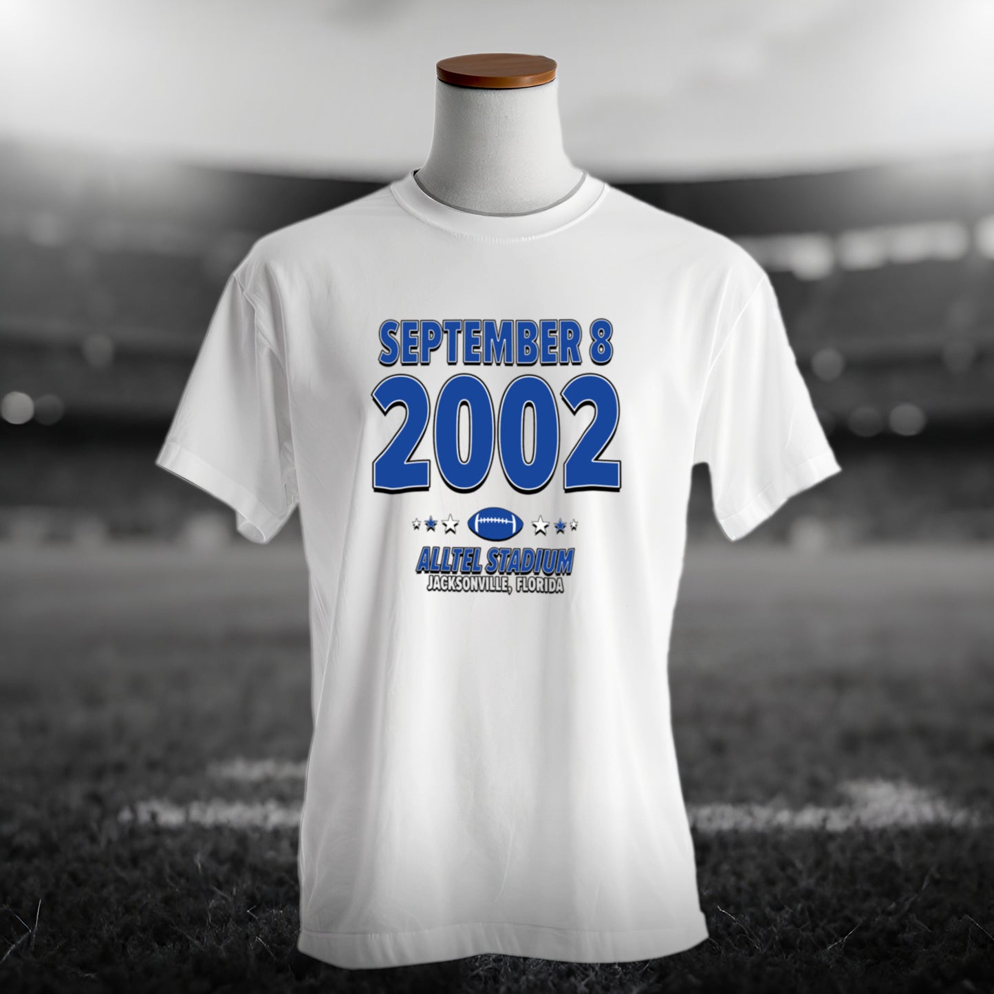 Indianapolis Football – September 8, 2002 – Origin Tee (Black & White)