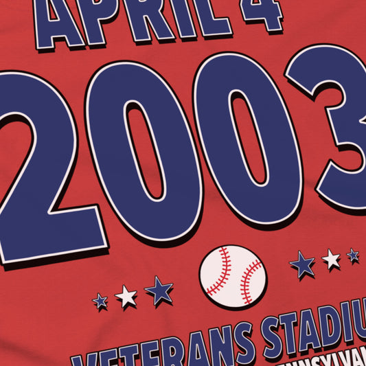Philadelphia Baseball – April 4, 2003 – Origin Tee