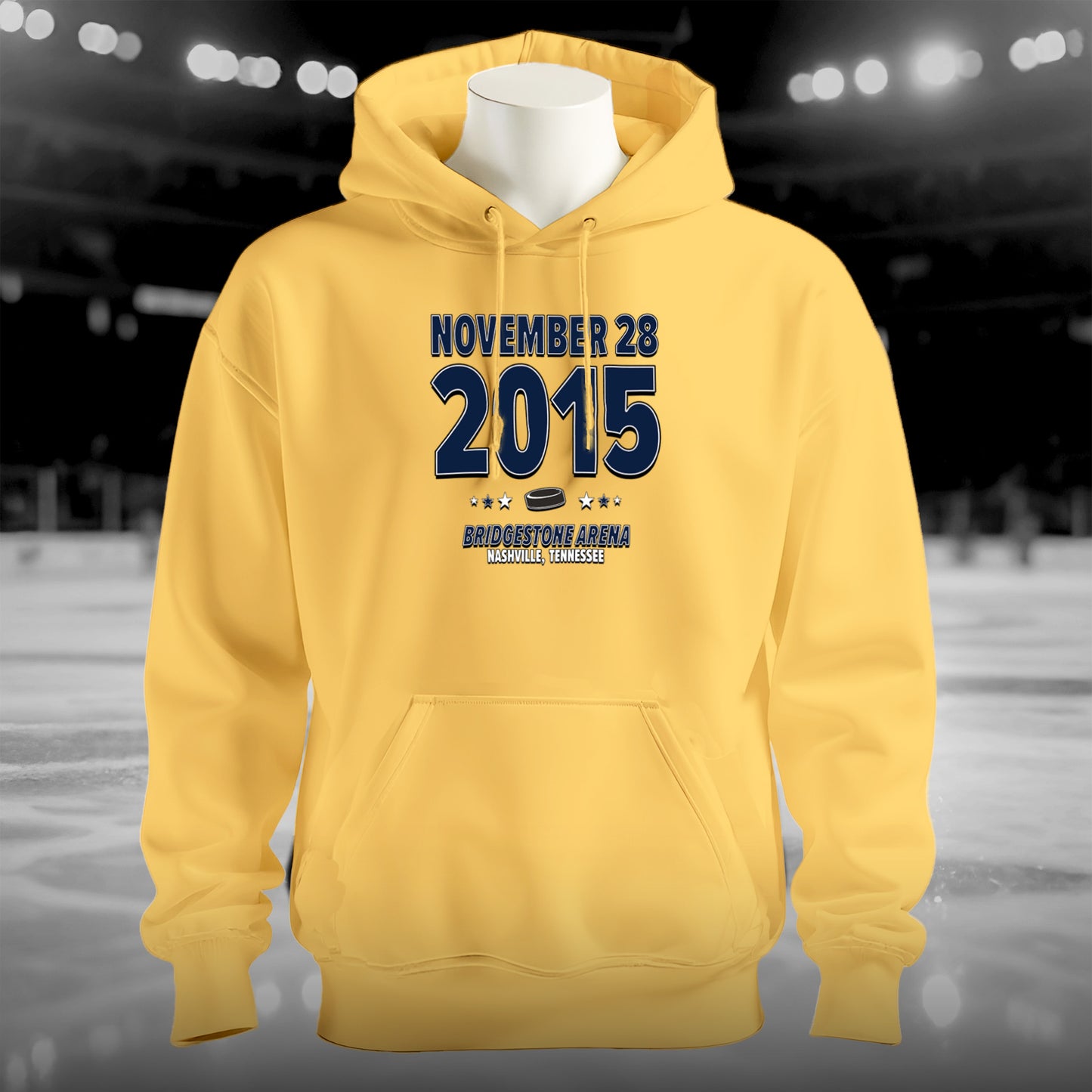 Nashville Hockey – November 28, 2015 – Hoodie
