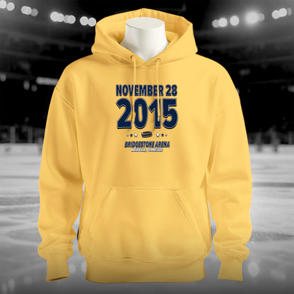 Nashville Hockey – November 28, 2015 – Hoodie