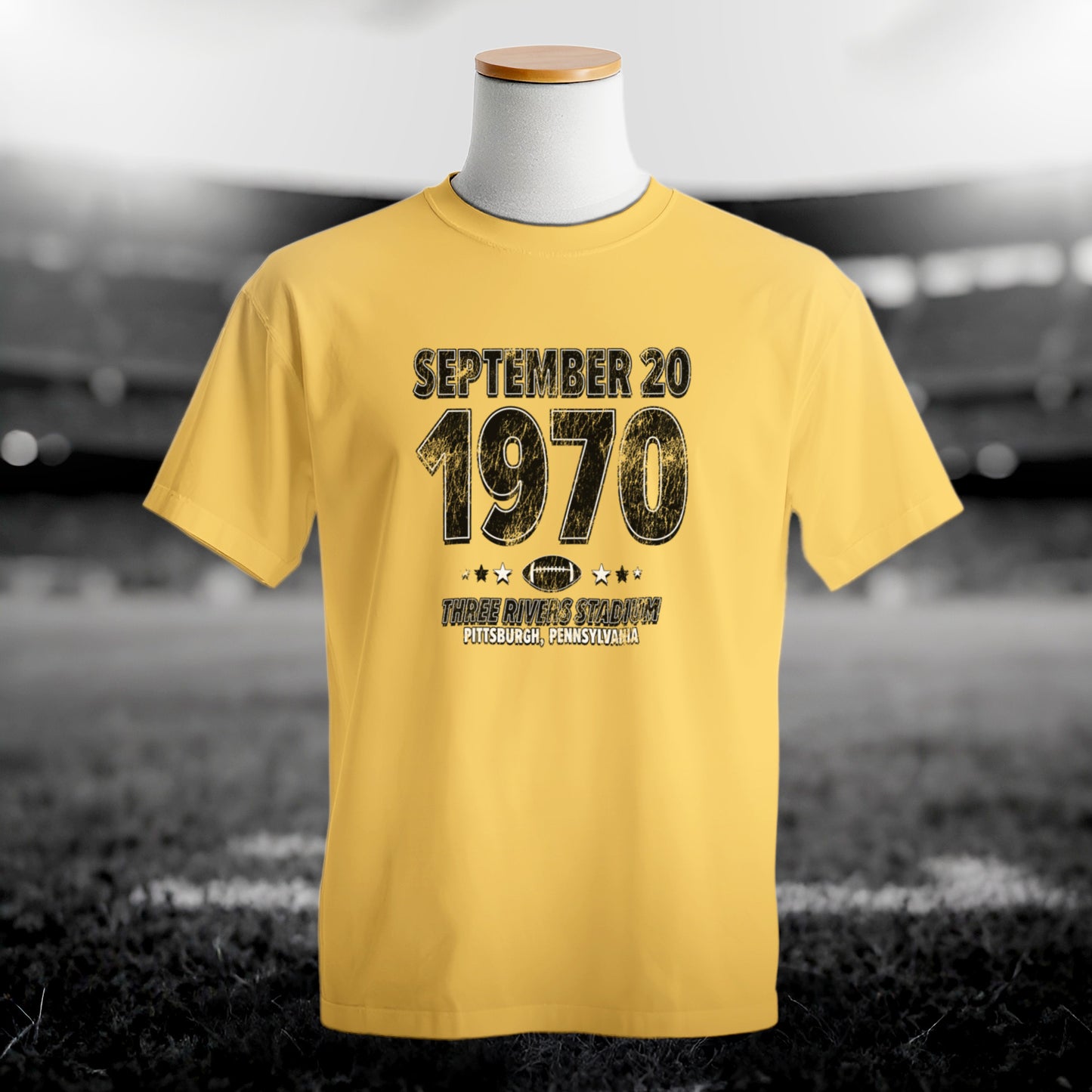 Hero — Pittsburgh Football – September 20, 1970 – Comfort Colors