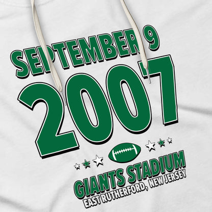 New York Football – September 9, 2007 – Hoodie (Black & White)
