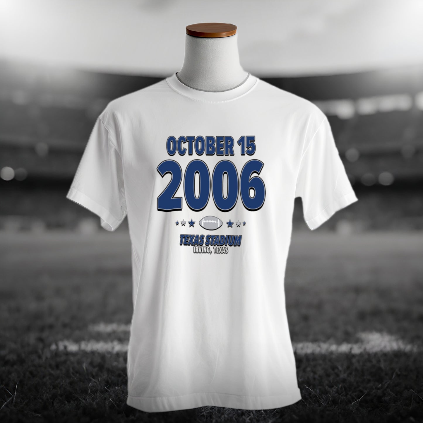 Dallas Football – October 15, 2006 – Origin Tee (Black & White)