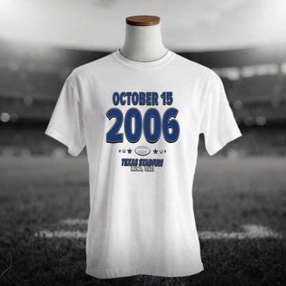 Dallas Football – October 15, 2006 – Origin Tee (Black & White)