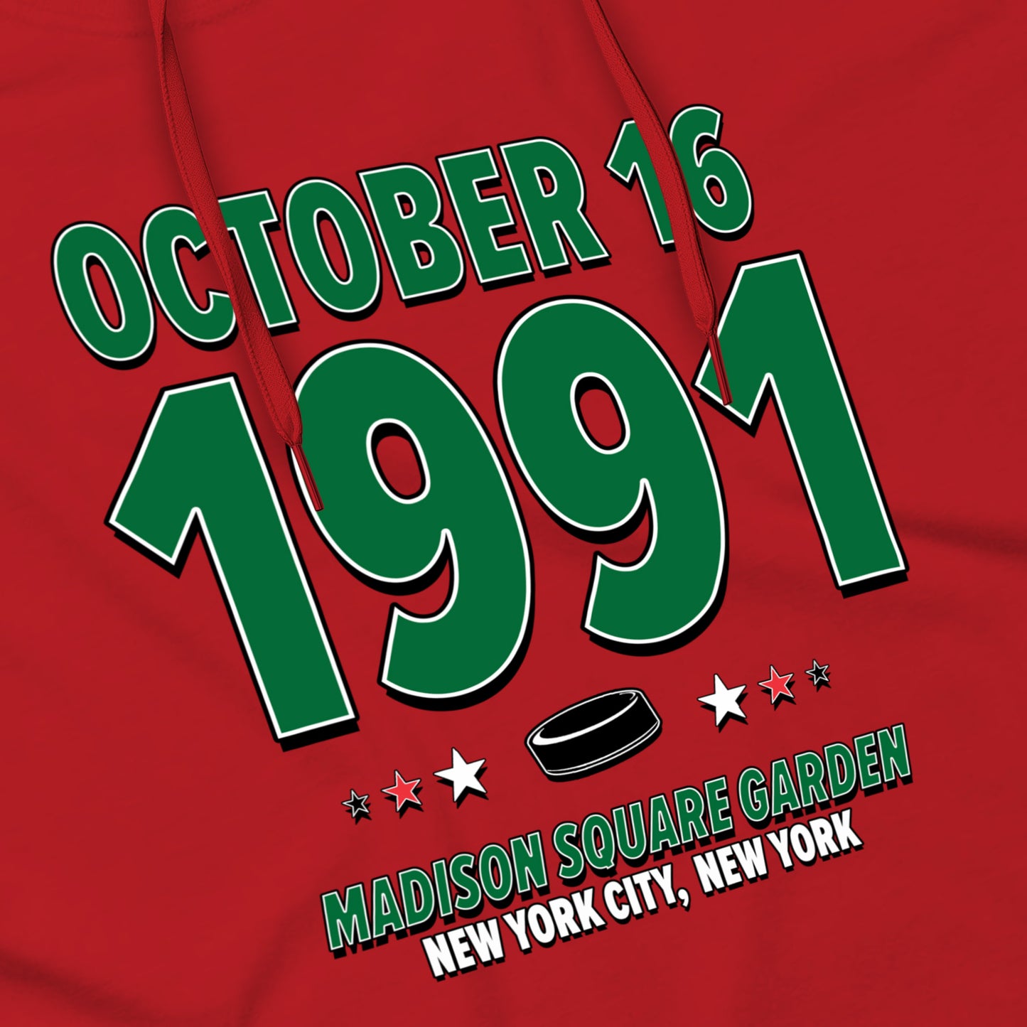 New Jersey Hockey – October 16, 1991 – Hoodie