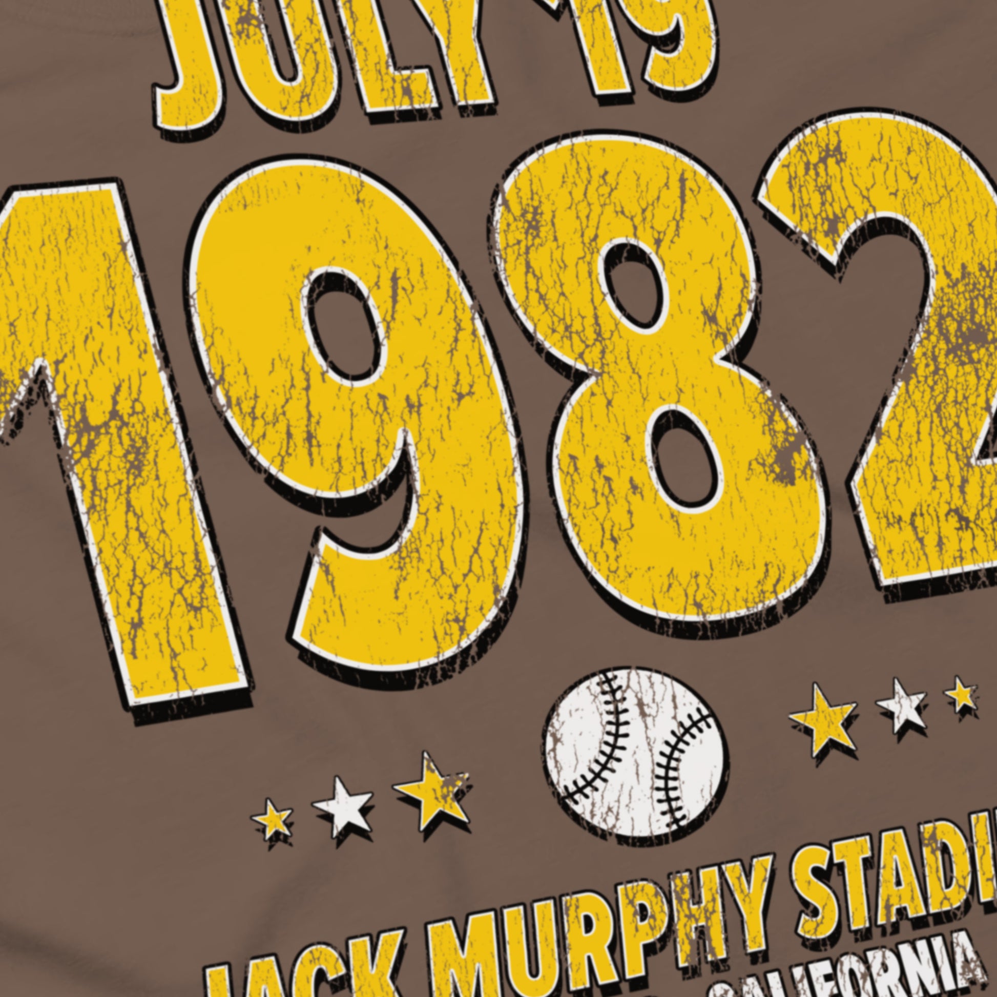 Angle — San Diego Baseball – July 19, 1982 – Comfort Colors