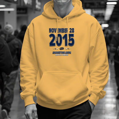 Nashville Hockey – November 28, 2015 – Hoodie