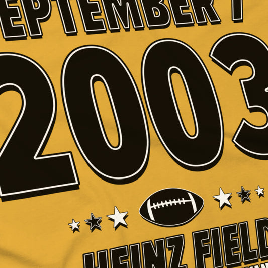 Pittsburgh Football – September 7, 2003 – Origin Tee