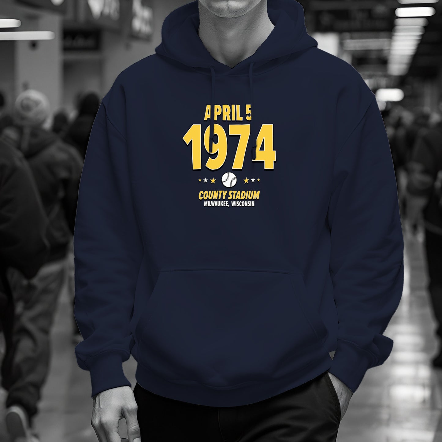 Milwaukee Baseball – April 5, 1974 – Hoodie